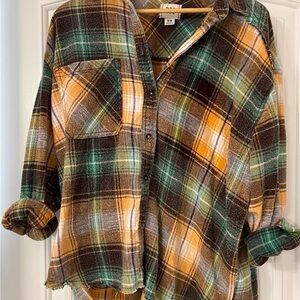 BDG Multicolor Plaid Shirt